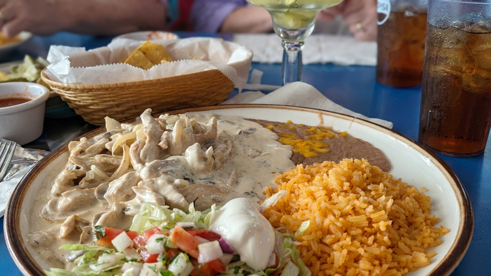 Pollo a la crema