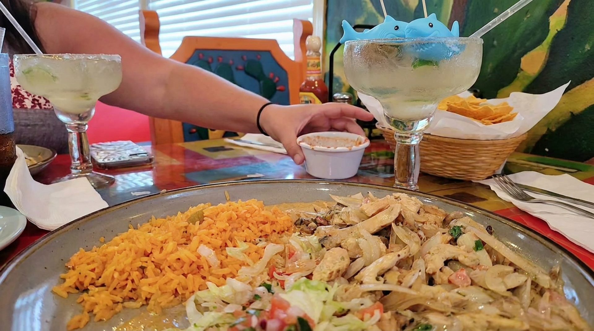Fajitas, margaritas, and good company